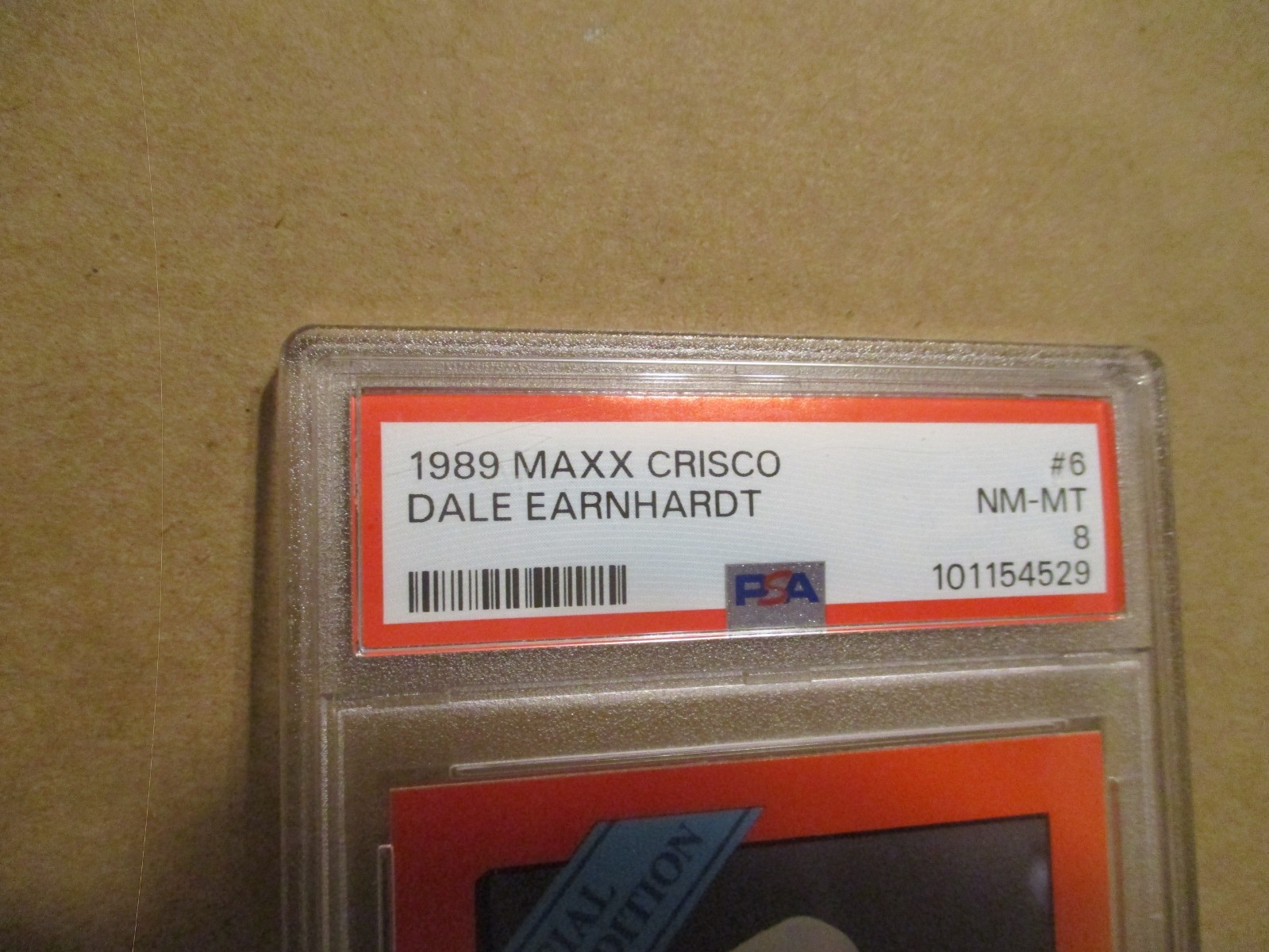 1989 MAXX SPECIAL CRISCO EDITION DALE EARNHARDT #6 PSA 8 NM-MT MORE CARDS LISTED view 2