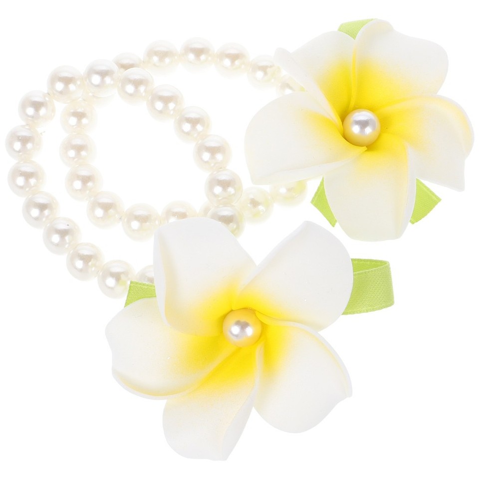 20 Pezzi Braccialetto Di Fiori Per Sposa Damigelle Inviti Allacciato Al