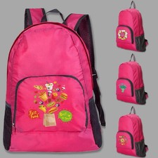 Daily Use Foldable Printed Rucksack Travel Camping Walking Office Shoulder Bag