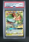 Pokemon 2019 Cosmic Eclipse Venusaur & Snivy GX 1/236 PSA 10