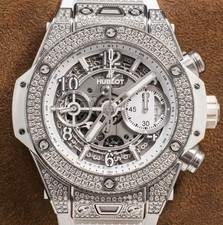 Hublot Big Bang Unico Titanium Pave Diamonds 42mm B&P 2019 441.NE.2010.RW.1704 6