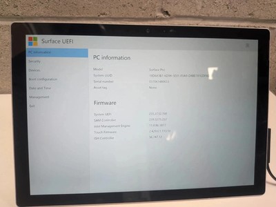 Microsoft Surface Pro 5 12,3'' Tablet Core i5-7300U 256GB SSD 8GB RAM Win 11 Pro