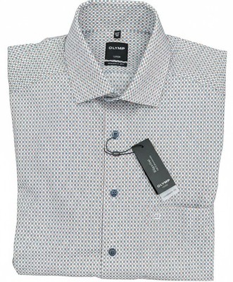 Olymp Herren Hemd Luxor Modern Fit Polo Shirt Bügelfrei Baumwolle 40 - 15 3/4