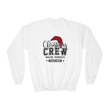 Christmas Crew Family Kids Crewneck Sweatshirt  Holiday Matching Outfit  Xmas