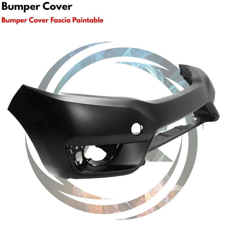 Front Bumper Cover Fascia & Fog Light Assembly Kit For 2015-2016 Honda Fit Foto 3 de 4