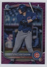 2025 Bowman Draft Chrome Fuchsia Reptilian Refractor /199 Josiah Hartshorn 09an