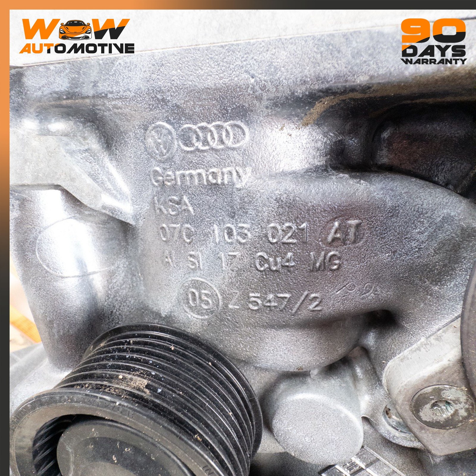 04-13 BENTLEY CONTINENTAL FLYING SPUR GT 6.0L W12 ENGINE MOTOR ASSEMBLY OEM