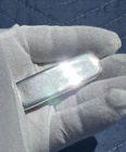 2 Hand Poured Alan Walker Sterling Silver Ingots - 1 Bar, 1 Button - Free Ship