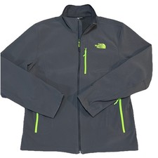 The North Face Men  s Large Apex Bionic 2 Full Zip Grey Soft Shell Jacket