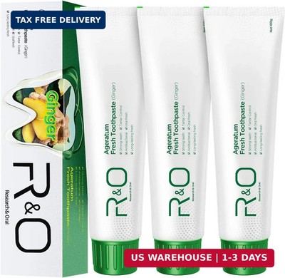 RO Ginger Mint Fresh Toothpaste, 3.53 oz - A Miracle for Oral Hygiene, Mainta...