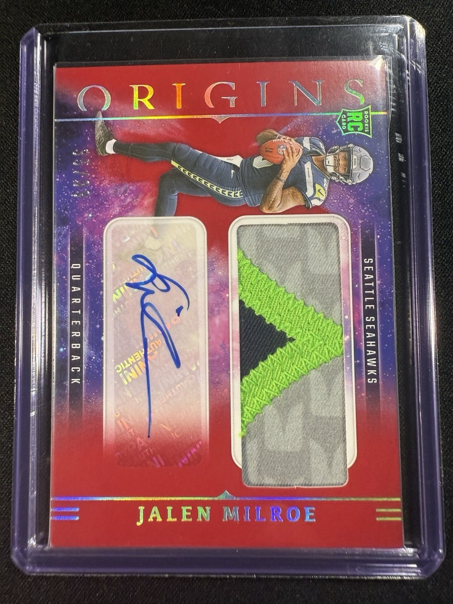 2025 Panini Origins - Jalen Milroe Rookie Patch Auto RPA /99 RC