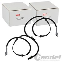 2X NTY ABS-SENSOR Raddrehzahl Hinten Passend FüR CitroËN C8 Fiat Ulysse Lancia P