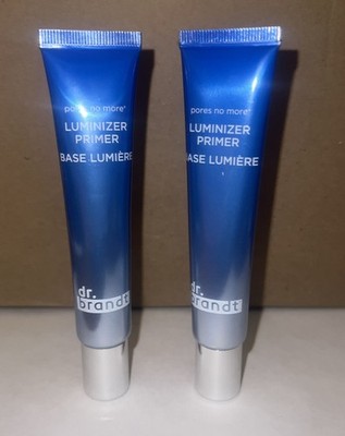 (2) NEW - DR. BRANDT 'LUMINIZER PRIMER' Illuminating Primer - 1.0 fl oz / 30 ml
