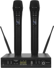 Professional UHF Wireless Microphone System for Karaoke, Parties Events