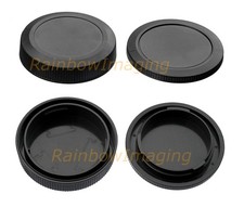  2 Pcs Body Covers  Rear Lens Caps Canon EOS RF R RP R3 R5 R6 Ra Camera