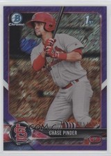 2018 Bowman Chrome Prospects Purple Shimmer Refractor 115/655 Chase Pinder 5p5