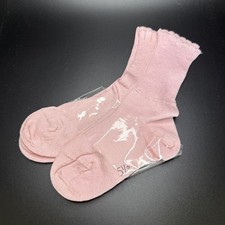 Vtg Pink Socks Little Girls Size 5 1/2