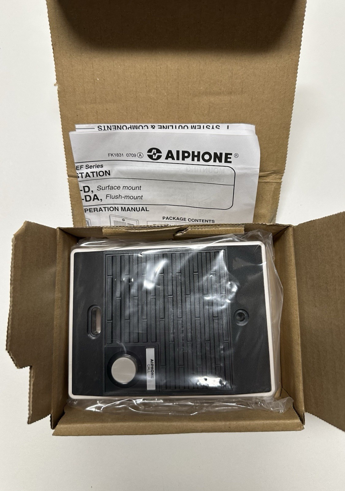 Aiphone LE-D Surface Mount Door Station Audio Intercom Panel with ...