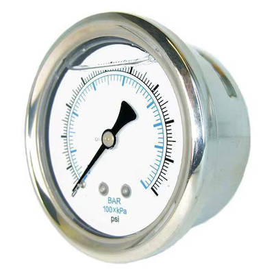 #ad Pic Gauges 202L 204F Industrial Pressure Gauge 0 To 160 Psi 2 In Dial 1 4 In $12.19