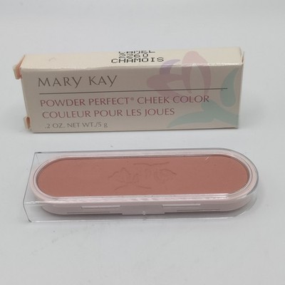 Mary Kay Powder Perfect Cheek Color/Blush CAMEL #2260 in White Box Pink Tray-NOS