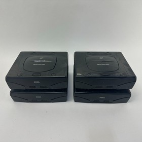 Lot of 4 Broken SEGA Saturn Consoles As-Is for Repair or Parts