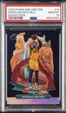 2020 PANINI ONE & ONE DOWNTOWN #19 DONOVAN MITCHELL PSA 10