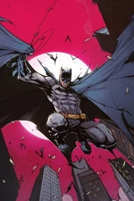 Batman Red Sky Poster print 11"x17" inches home wall art decor