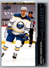 2021-22 UD Series 1 - MATTIAS SAMUELSSON Young Guns #230 Rookie Card. rookie card picture
