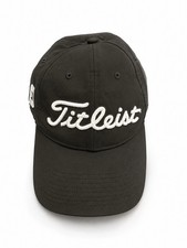 Footjoy FJ Titleist Pro V1 Black Adjustable Golf Hat Cap