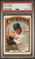 1972 TOPPS #470 RAY FOSSE PSA 3