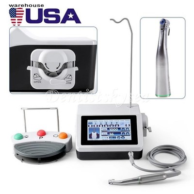 Dental Surgical Implant Motor System Touch Screen 20:1 LED Contra Angle YABANG