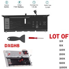 ❤️LOT DXGH8 Battery For Dell XPS 9370 9380 7390 Inspiron 13 5390 5391 H754V P82G
