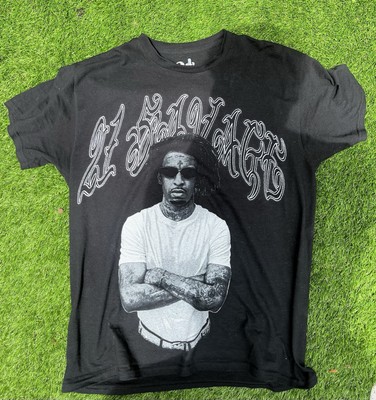 Black T Shirt Hot Topic - 21 Savage - Size: XL