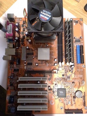 ''RETRO'' MAINBOARD  ! Syntax SV266A REV 1.0 ! Komplett  - Top Zustand -Lesen  