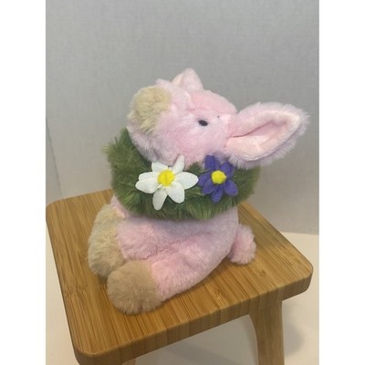 GANZ Springtime Buds Pig plush with wreath 6'' stuffed animal Piggy