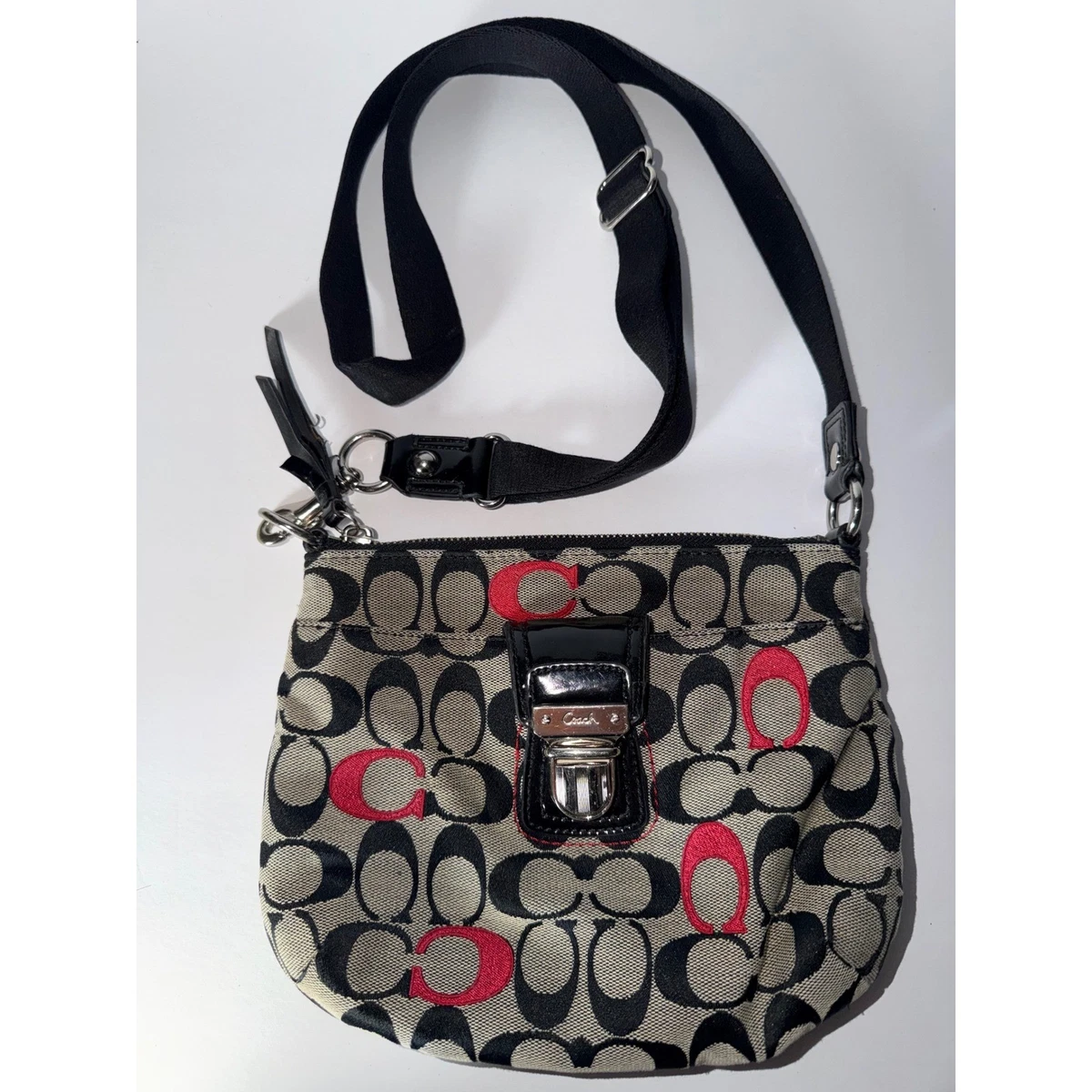 Coach Poppy Canvas Exterior Crossbody Bags & Handbags for Women