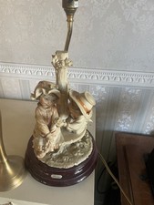 Giuseppe Armani Florence Figurine Table Lamp Boy and girl