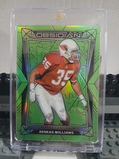 Aeneas Williams - 2024 Panini Obsidian - Green - /5 - SSP - Cardinals 