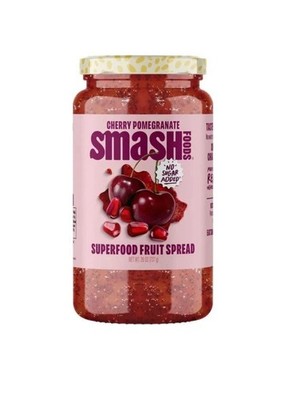 Smash Cherry Pomegranate Superfood Fruit Spread, 26 Ounce