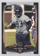 2014 Topps Chrome Black Refractor 95/299 Will Sutton #170 a7t