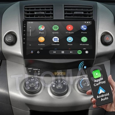 2G+32G For Toyota RAV4 2007-2012 Android 15.0 Carplay Car Stereo Radio GPS FM