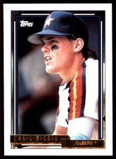Craig Biggio 1992 Topps #715 Houston Astros MLB READ FREE SHIPPING AutographDen
