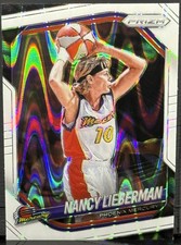 2025 Panini Prizm WNBA #34 Nancy Lieberman White Seismic Prizm - Phoenix Mercury
