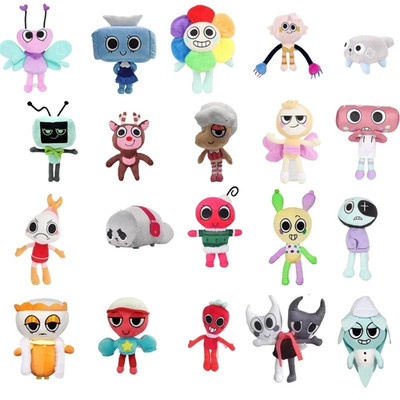 Dandy's World Plush Cute Dandy World Scrap Stuffed Horror Game Goob Pebble Plush