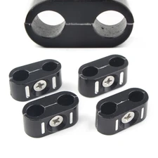 4 Pcs Motor Brake Throttle Cable Wire Line Clips Holder Clamp For Harley 1984-UP