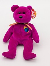 MILLENIUM (1999) Ty Beanie Baby Classic Bear - RARE with Hang Tags & Tush Tags!