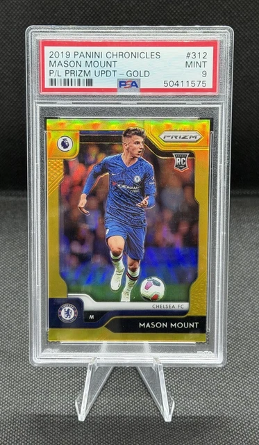 2019/20 Panini Chronicles Premier League Prizm Update Gold Rookie Mason Mount
