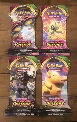 Pokémon TCG Sword and Shield Vivid Voltage Blister Pack for sale
