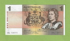 #D167.   KNIGHT / WHEELER AUSTRALIA  $1 PAPER BANKNOTE  #CHL 130771