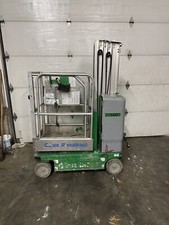 2015 GENIE GR20 20’ ELECTRIC RUNABOUT SCISSOR VERTICAL MAST DRIVABLE MAN LIFT